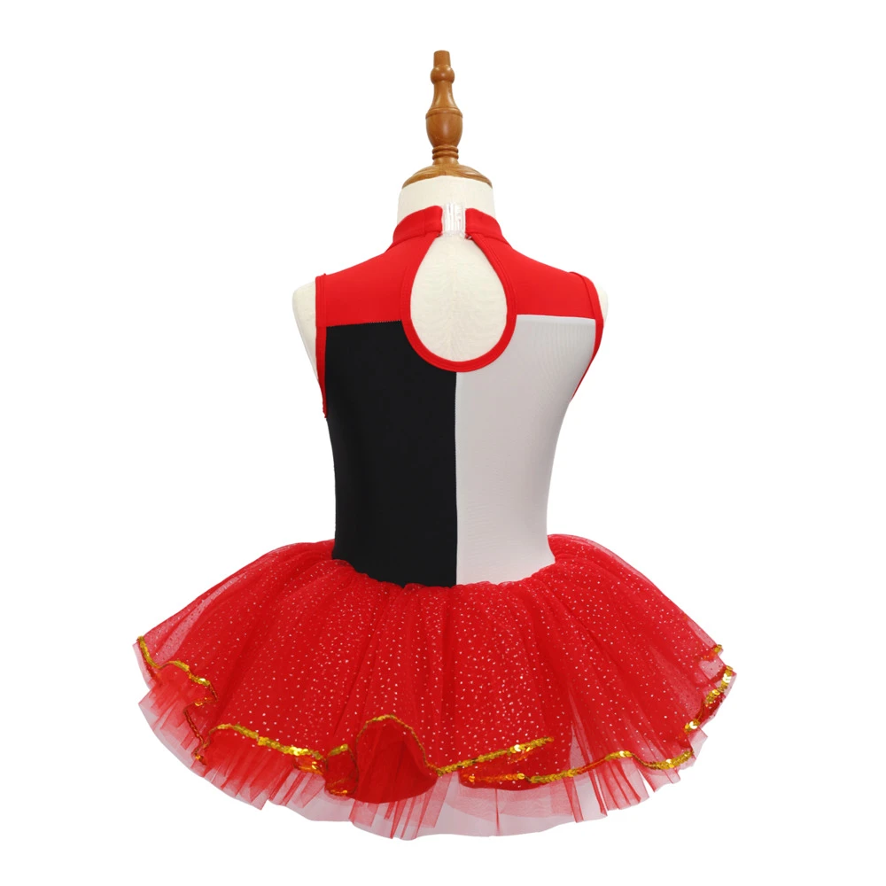 Traje de baile de jazz para ni&ntilde;os estilo payaso-JSP012