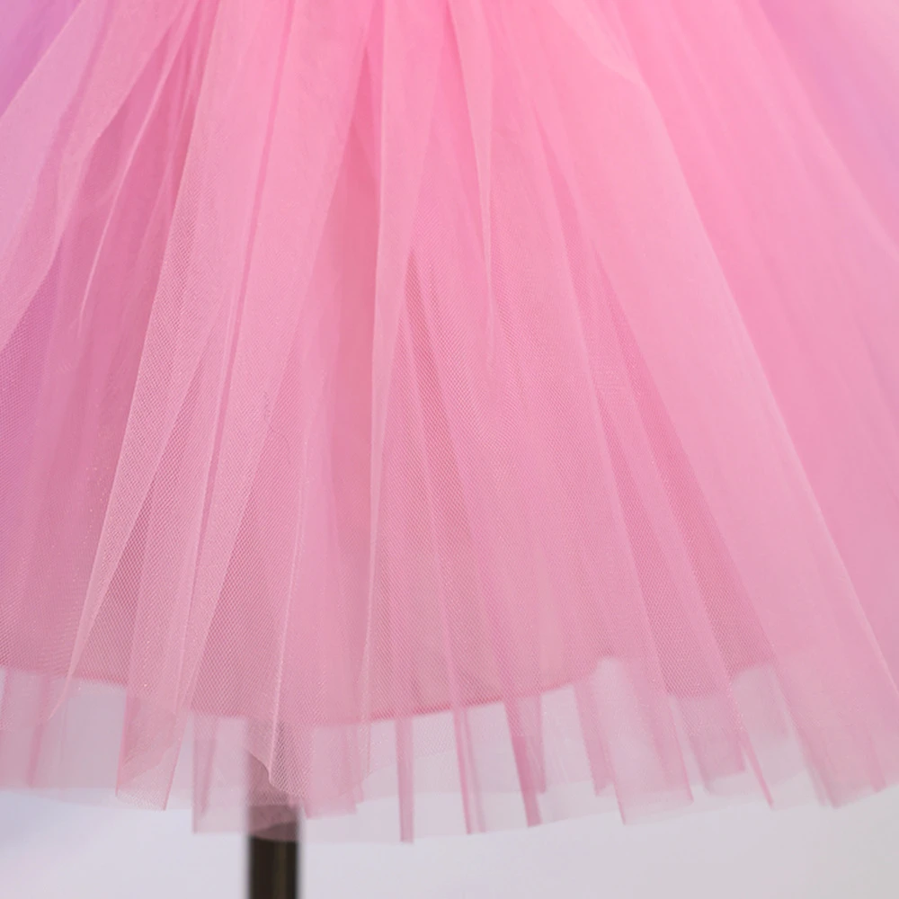 Vestido tut&uacute; de tul rosa morado para ni&ntilde;as, princesa informal para ni&ntilde;os Vestido-ALP0107