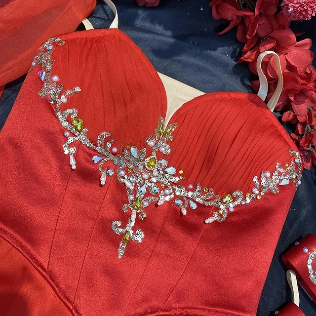 Vestido Corto The Talisman Ballet Rojo | R0697