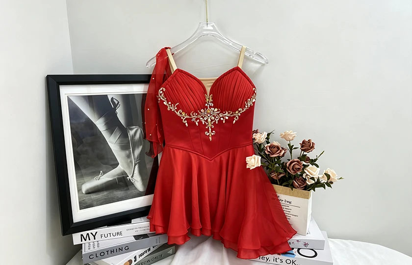 Vestido Corto The Talisman Ballet Rojo | R0697